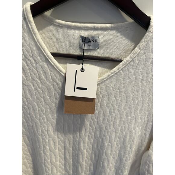 Blank maxi sweater dress Sz. XL rayon ivory NWT - Picture 2 of 7